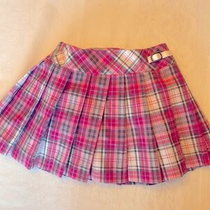 Infant plaid skirt